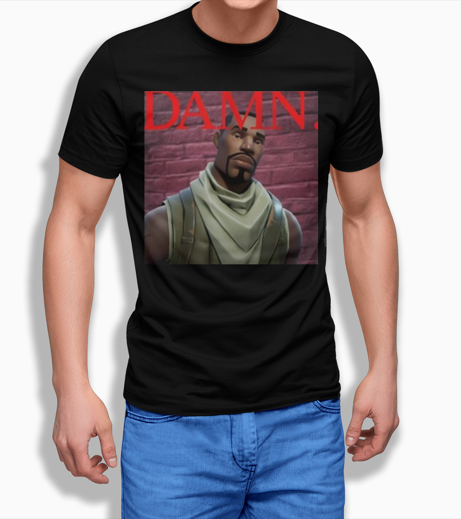 Rroguethreads Kendrick Lamar Spitfire Damn Brick Wall Character T-Shirt