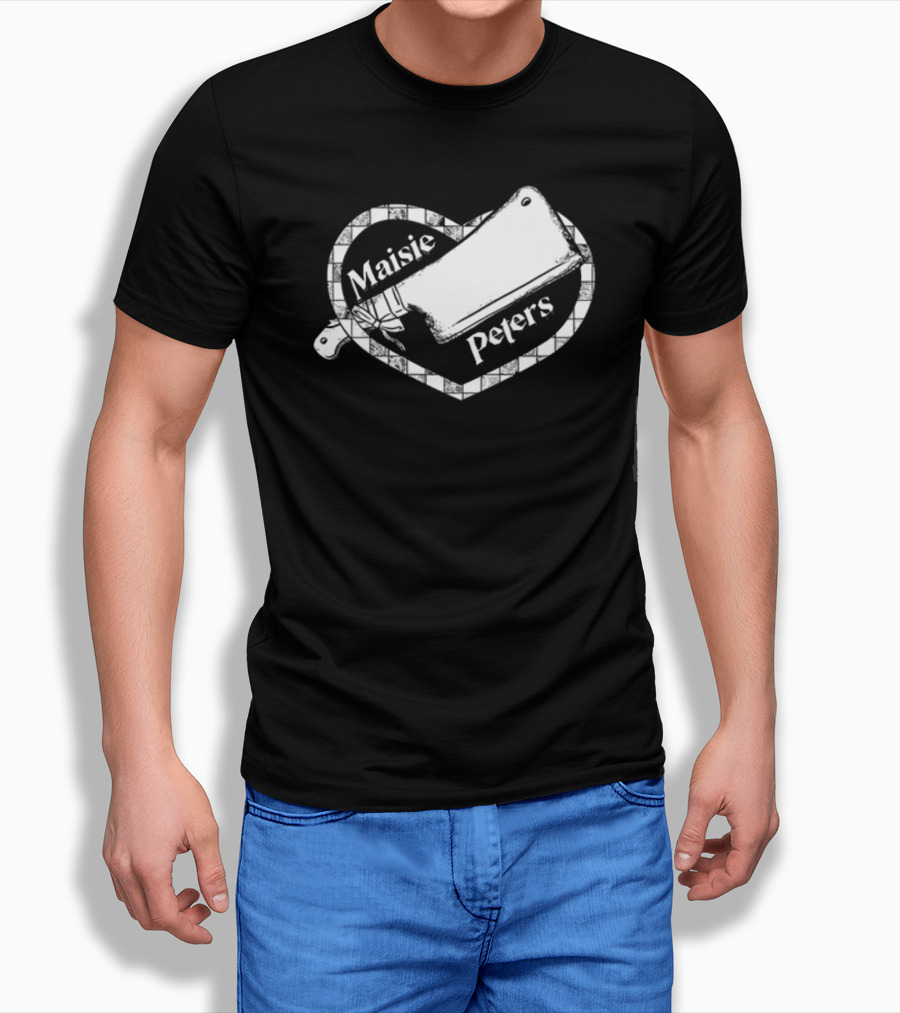 Maisie Peters Cleaver Heart Motif T-Shirt