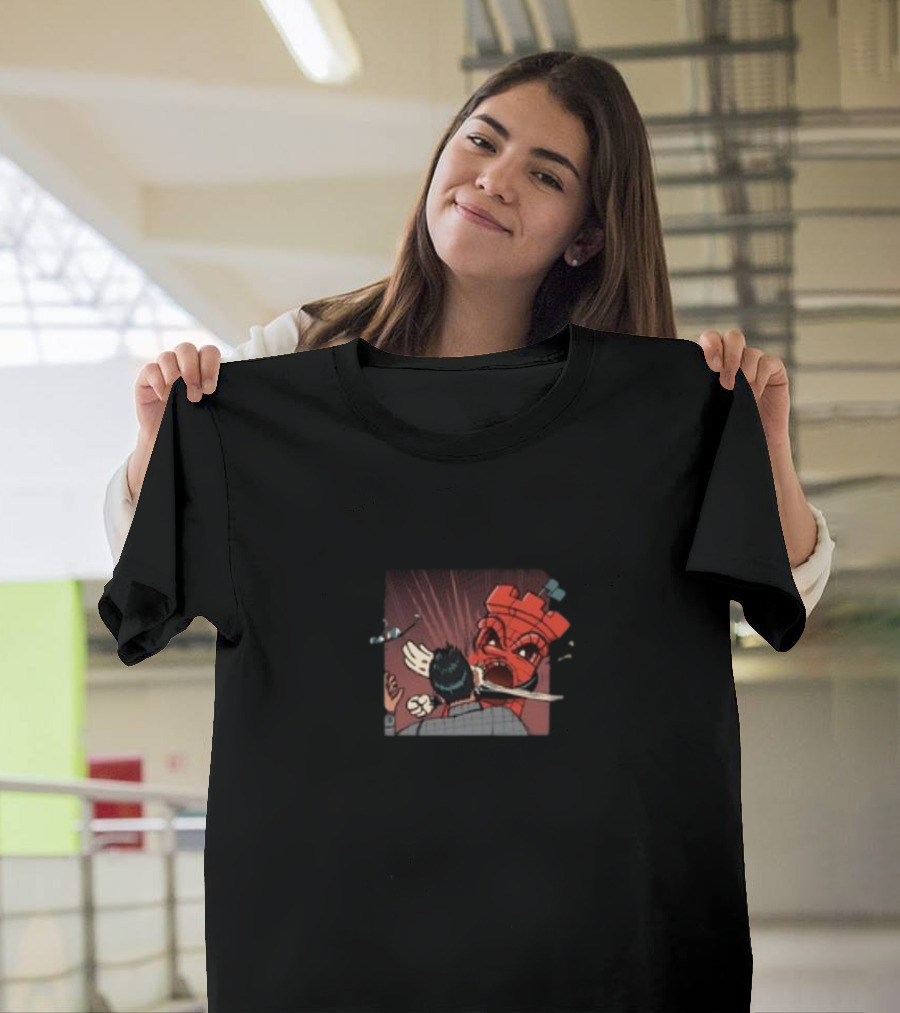 Zitadelle Schelle Schach Turm Comic Szene T-Shirt