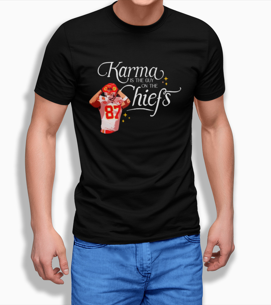 Karma Is The Guy On The Chiefs 87 T-Shirt