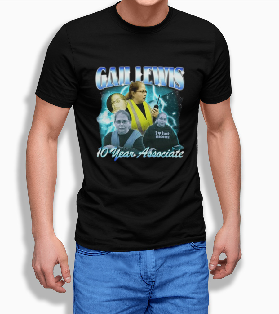 Gail Lewis 10 Year Associate I Love Hot Moms Vintage T-Shirt