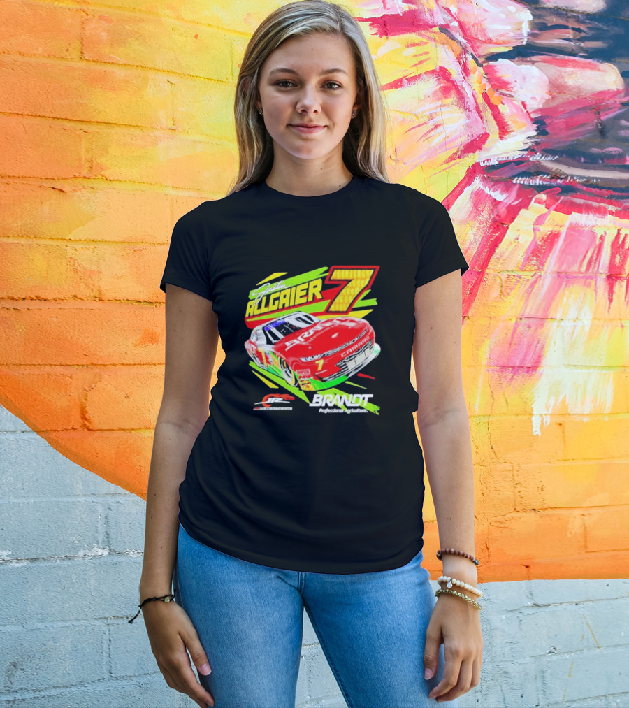 Justin Allgaier 7 JR Motorsports Brandt Camaro Racing Car T-Shirt