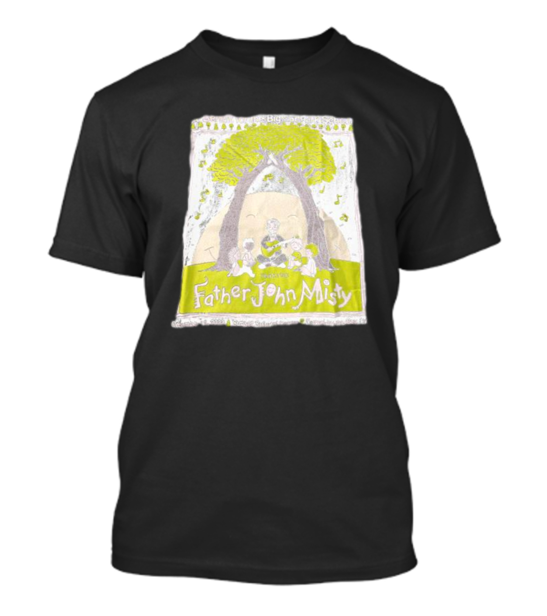 Father John Misty In Concert Under The Trees For Big Sur Park School Benefit T-Shirt