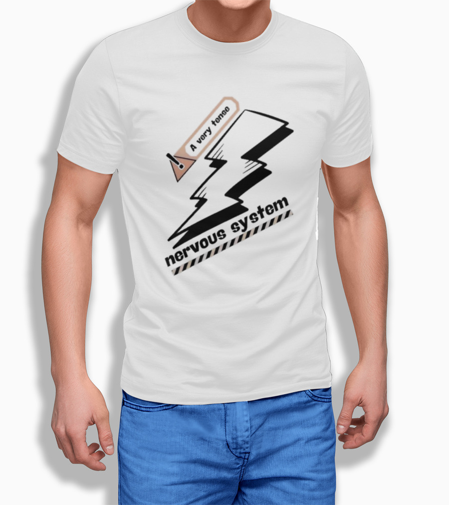 A Very Tense Nervous System Lightning Bolt T-Shirt