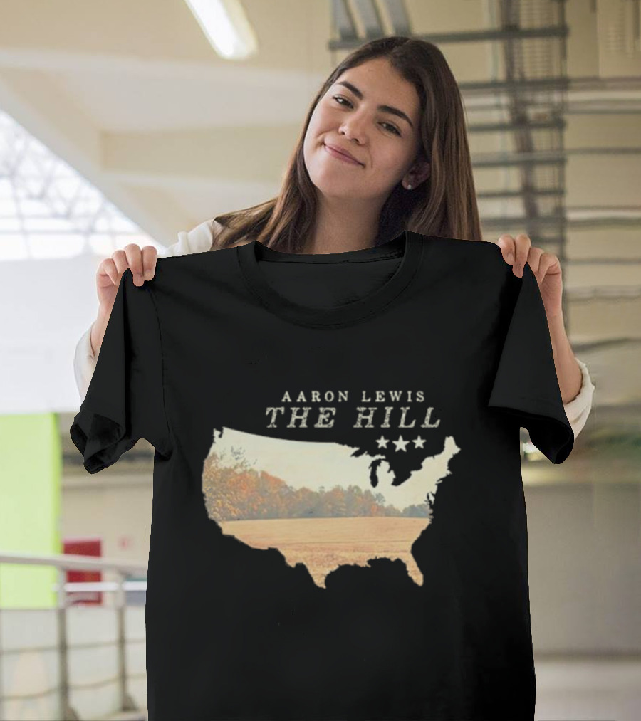 Aaron Lewis The Hill USA Landscape Stars T-Shirt