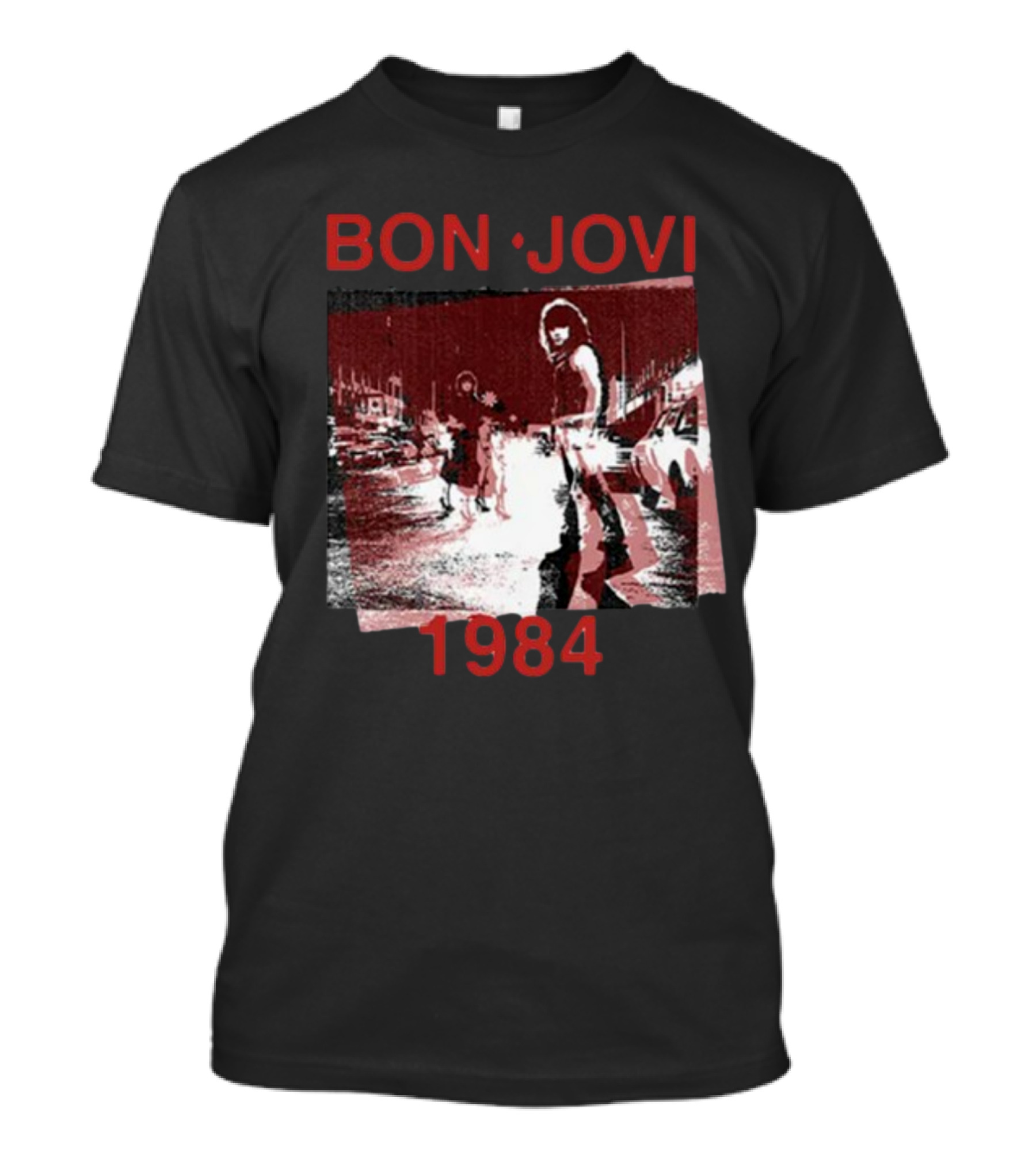 Bon Jovi Streets 1984 Urban Scene T-Shirt
