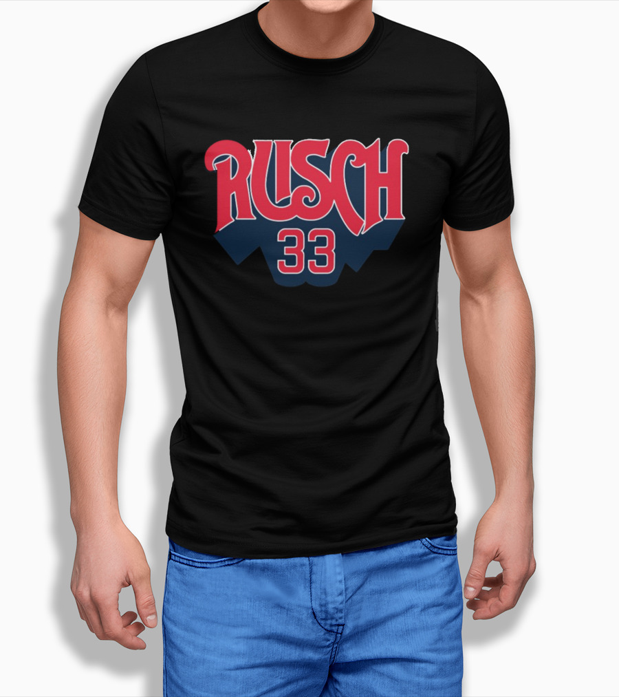Obviousshirts Rusch 33 Vintage Style Sports T-Shirt