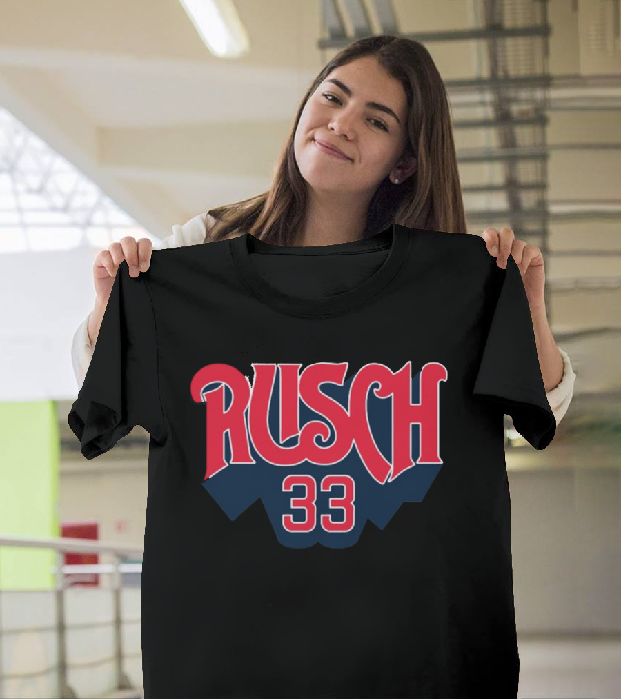 Obviousshirts Rusch 33 Vintage Style Sports T-Shirt
