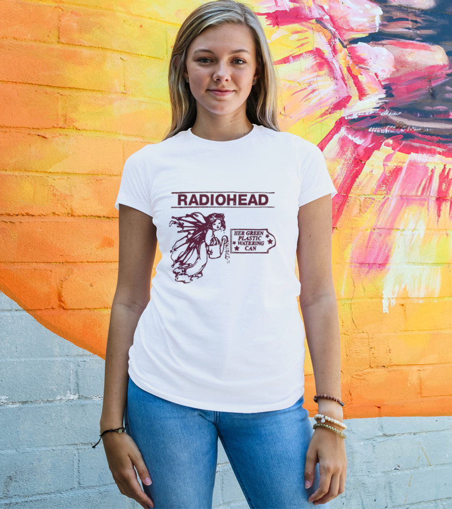 Radiohead Her Green Plastic Watering Can T-Shirt