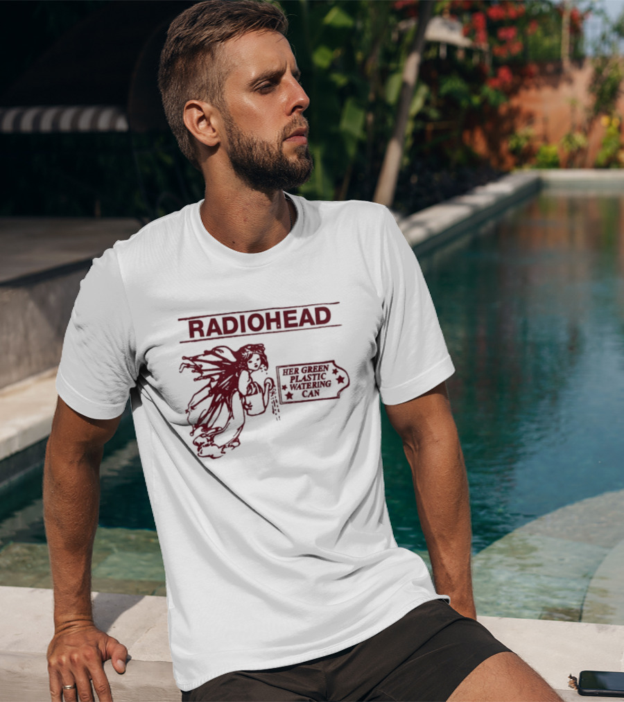 Radiohead Her Green Plastic Watering Can T-Shirt
