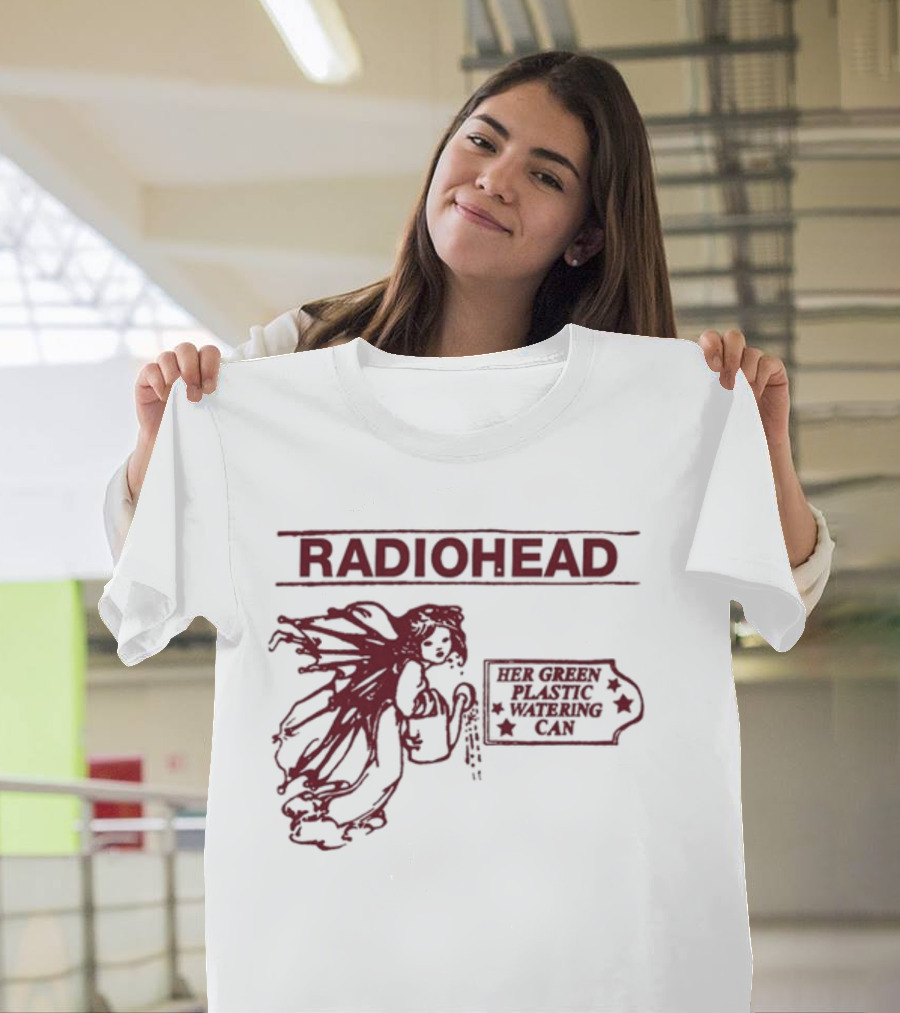 Radiohead Her Green Plastic Watering Can T-Shirt