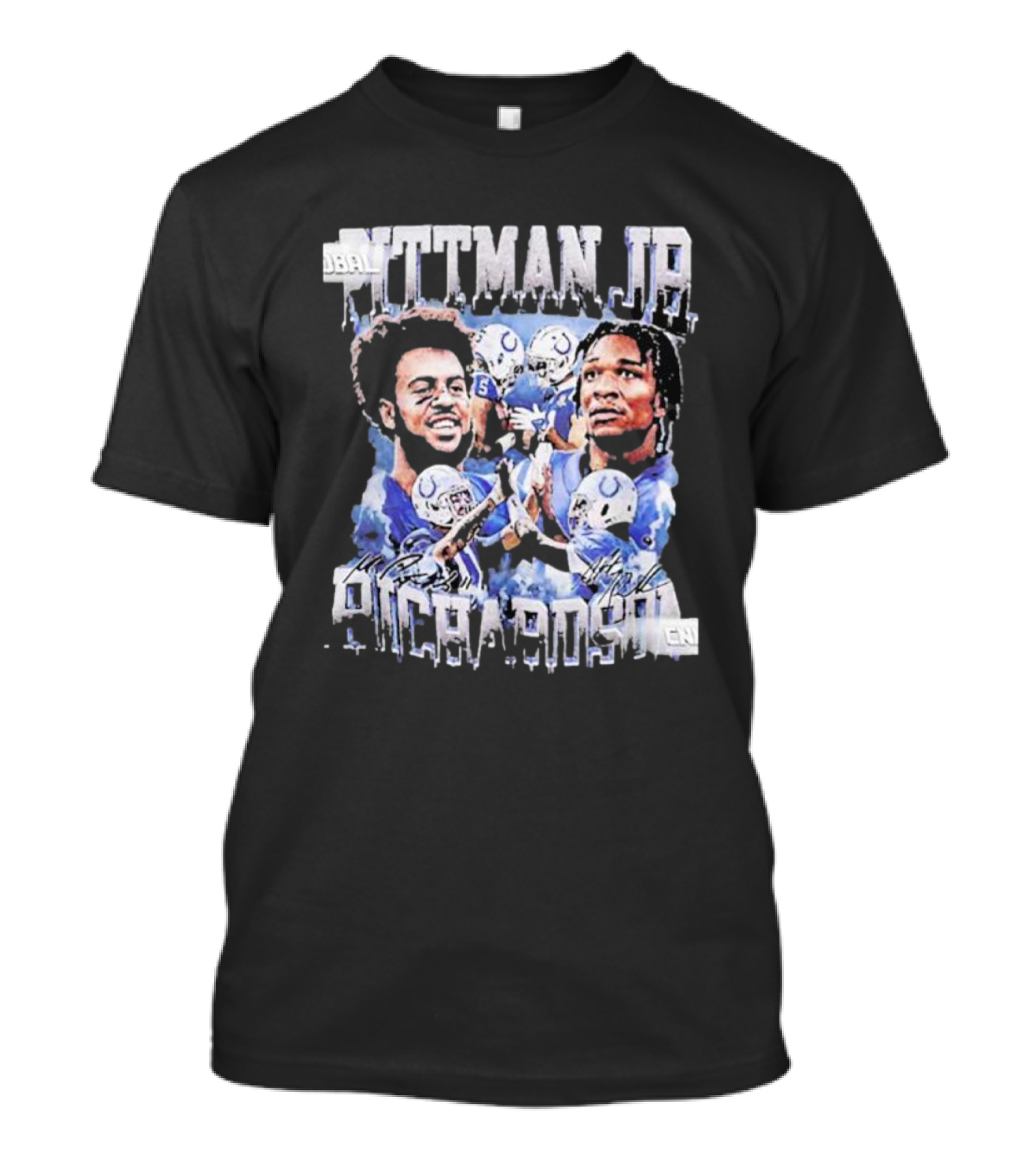 Pittman Jr Anthony Richardson Football Players Indianapolis Colts T-Shirt