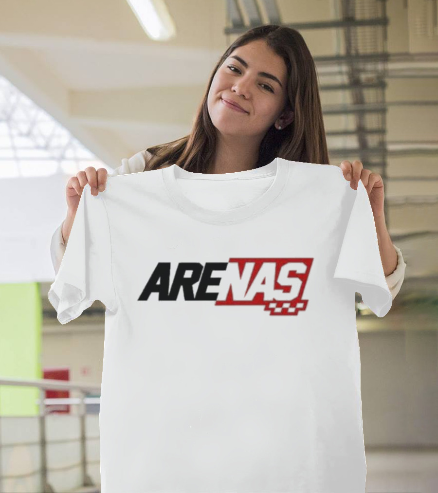 ARENAS Racing Team Motorsport Checkered Flag T-Shirt