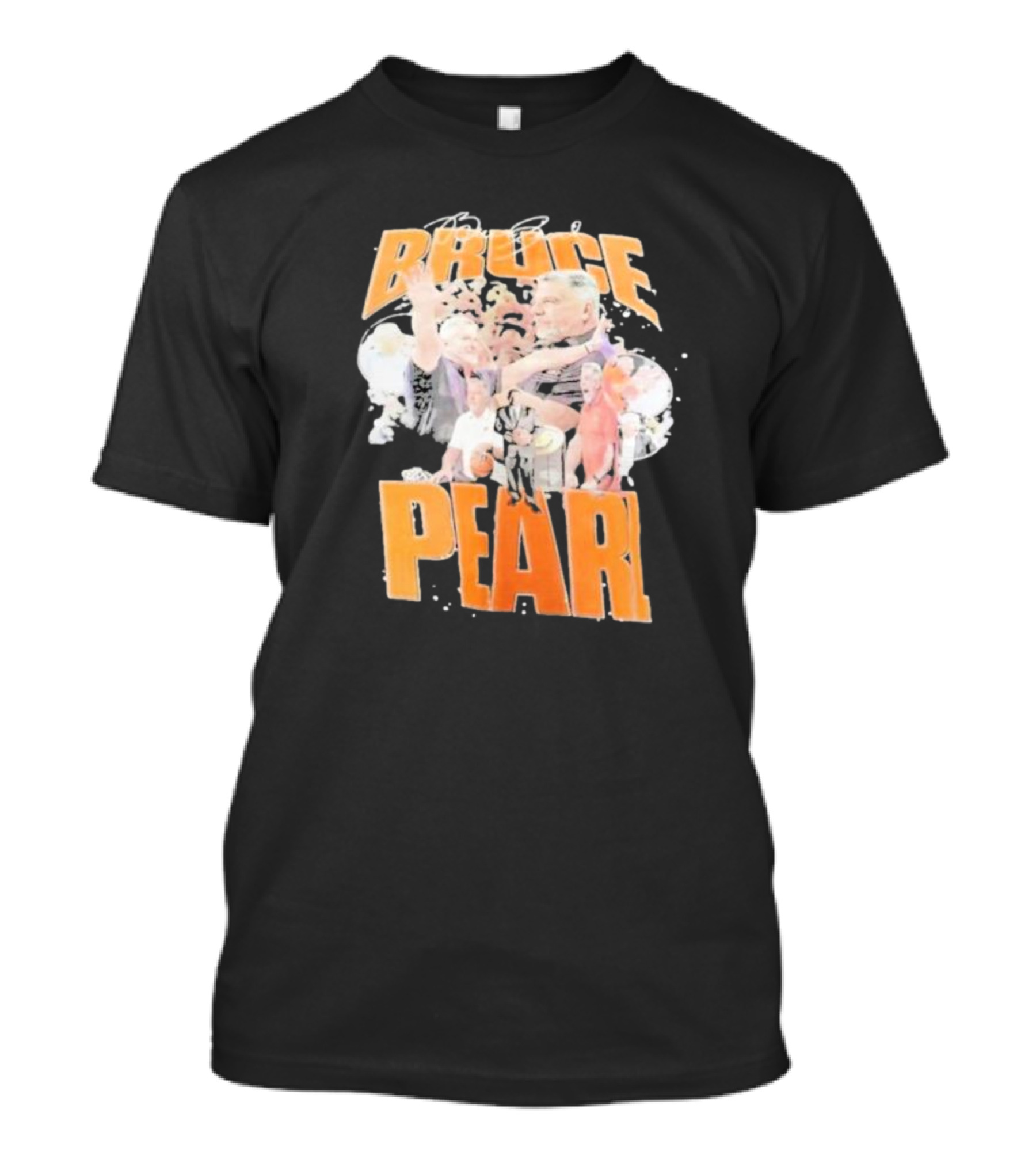 Bruce Pearl Auburn Coach Dynamic Basketball Collage T-Shirt