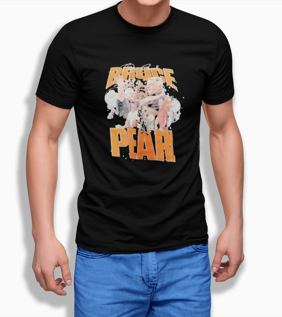 Bruce Pearl Auburn Coach Dynamic Basketball Collage T-Shirt
