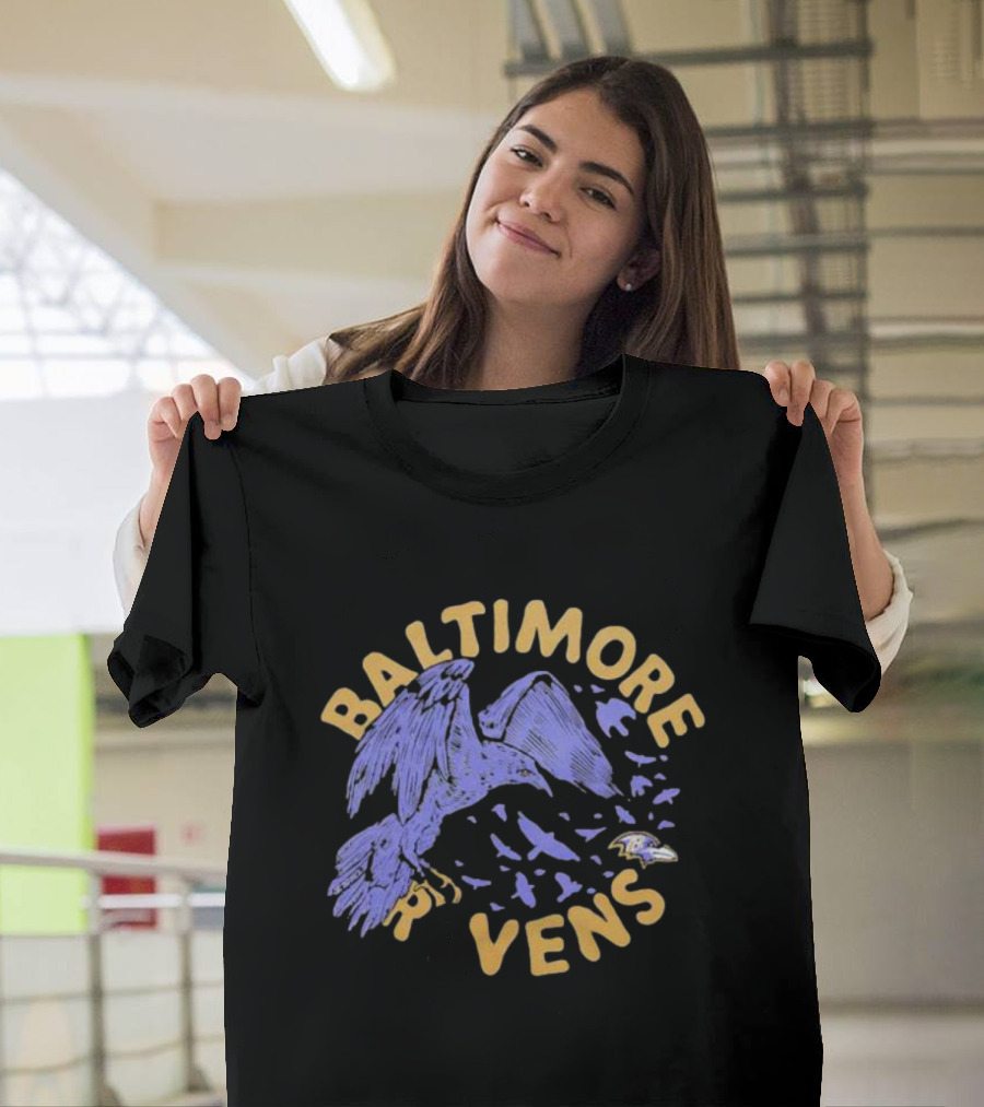 Baltimore Ravens The Raven Vintage T-Shirt
