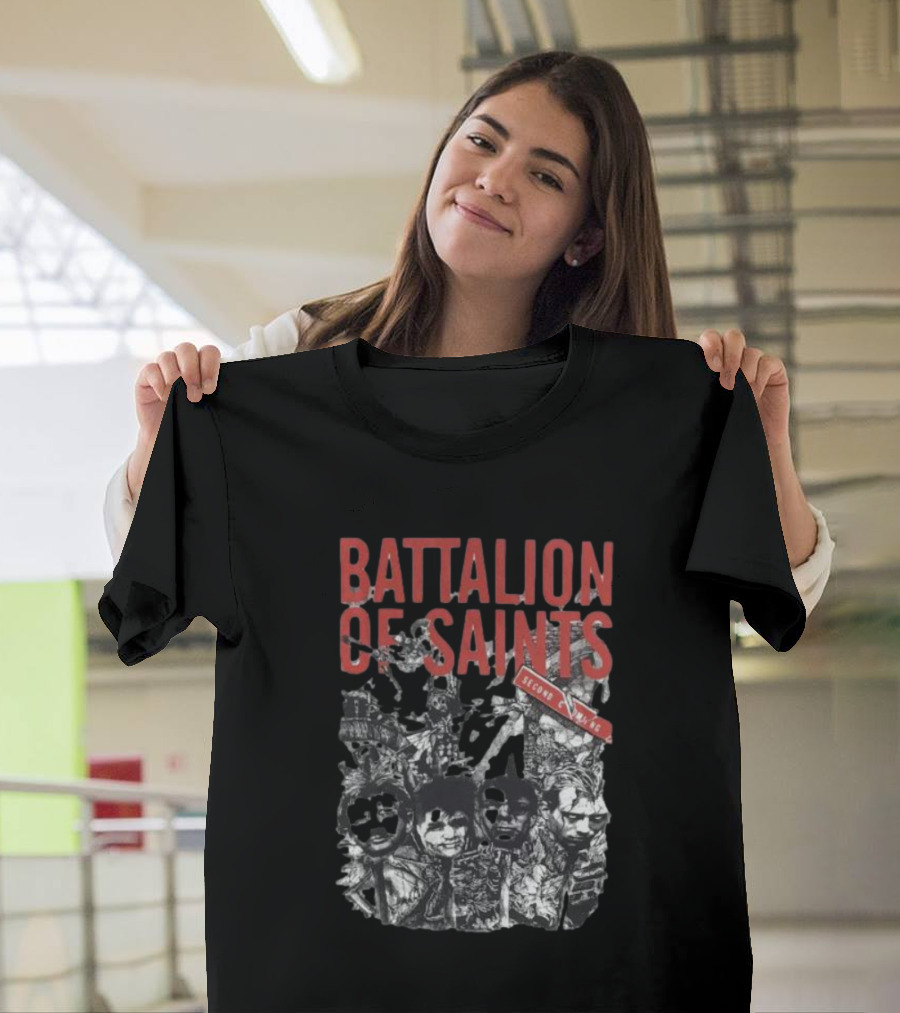 Battalion Of Saints Second Coming Punk Rock Album Cover T-Shirt