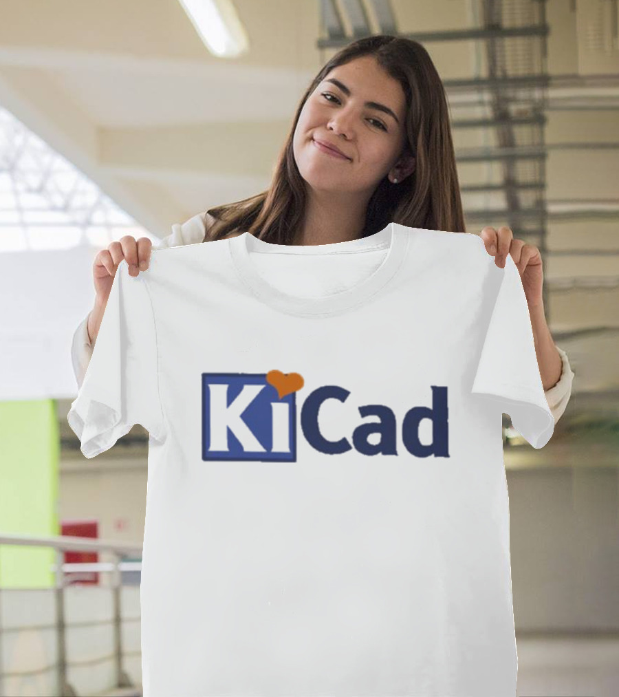 KiCad With Heart Symbol T-Shirt