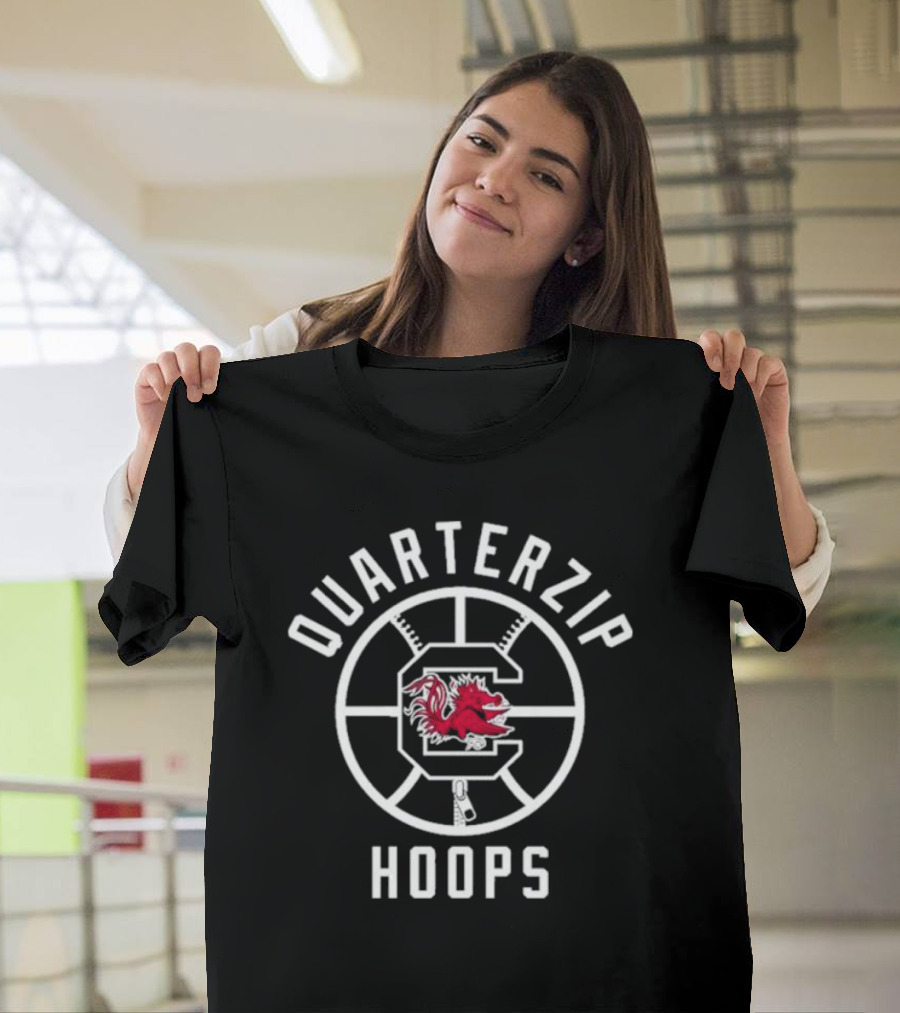 Quarterzip Hoops South Carolina Gamecocks Basketball T-Shirt