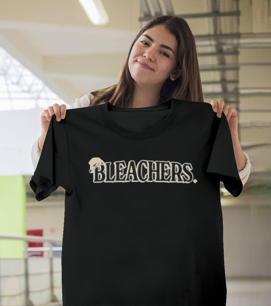 Bleachers Santa Hat Merry Christmas T-Shirt