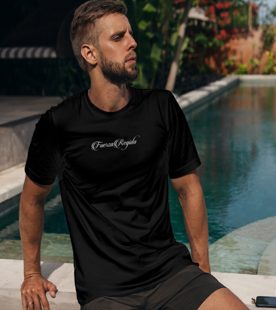 Fuerza Regida Script Heavyweight Style Iconic Branding T-Shirt