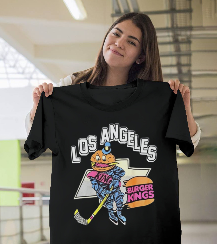 Los Angeles Burger Kings Hockey Character T-Shirt