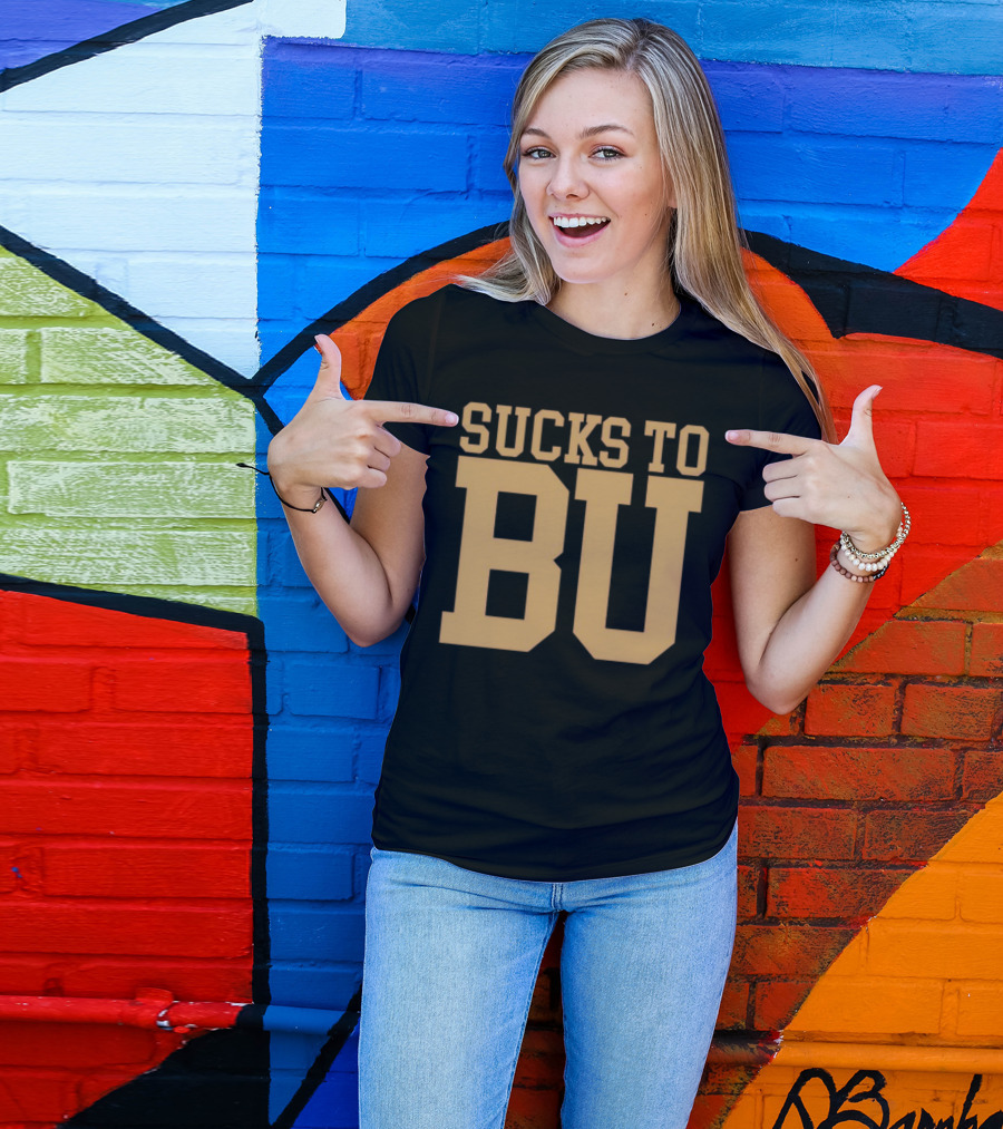 Sucks To BU Brown University Rivalry Fan T-Shirt