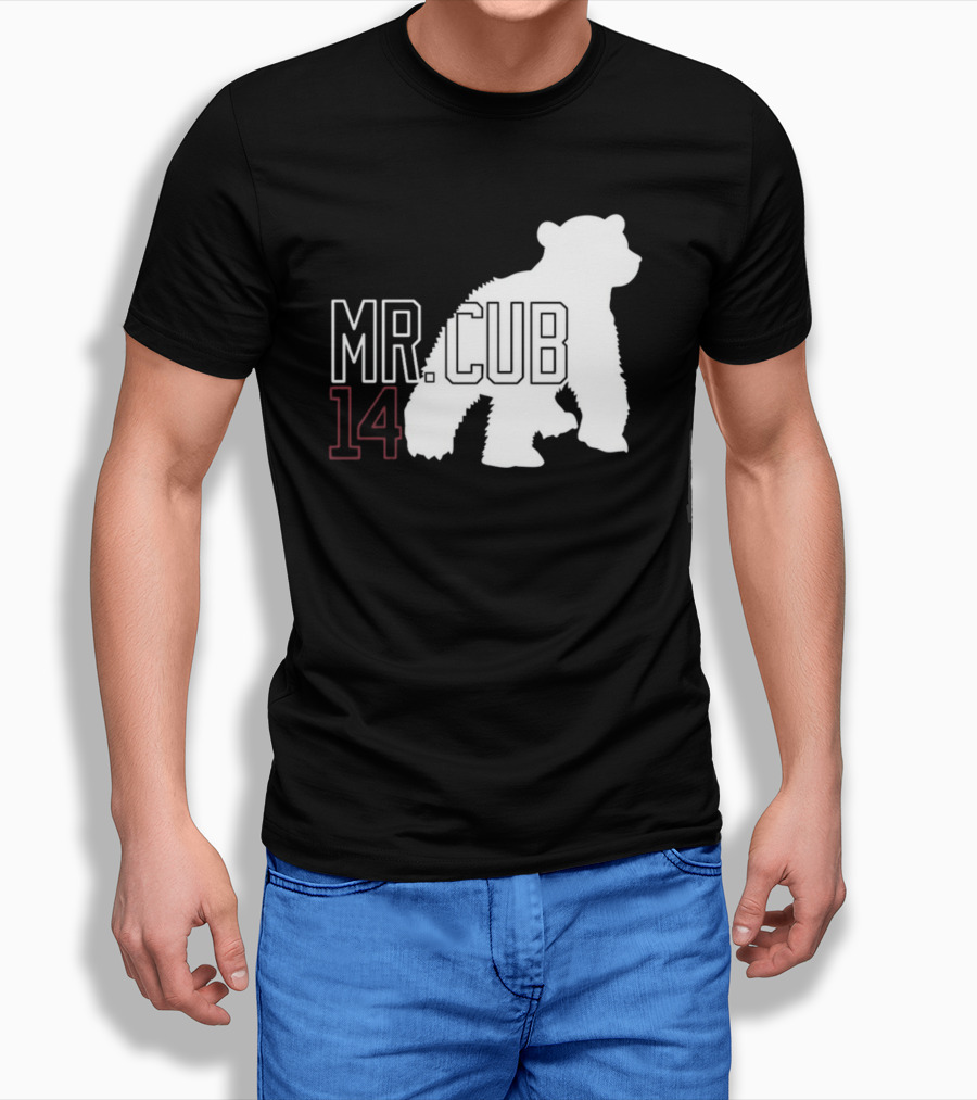 Mr. Cub 14 Silhouette Bear T-Shirt