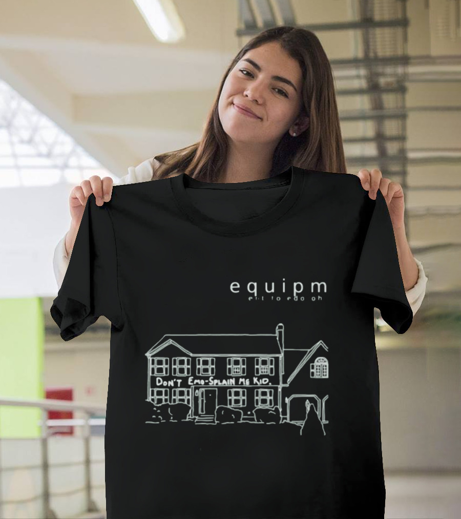 Equipm Emo-Splain Me Kid House Outline T-Shirt