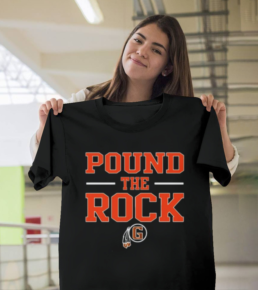 Pound The Rock Coach Norris Grafton Black Hawk Fb T-Shirt