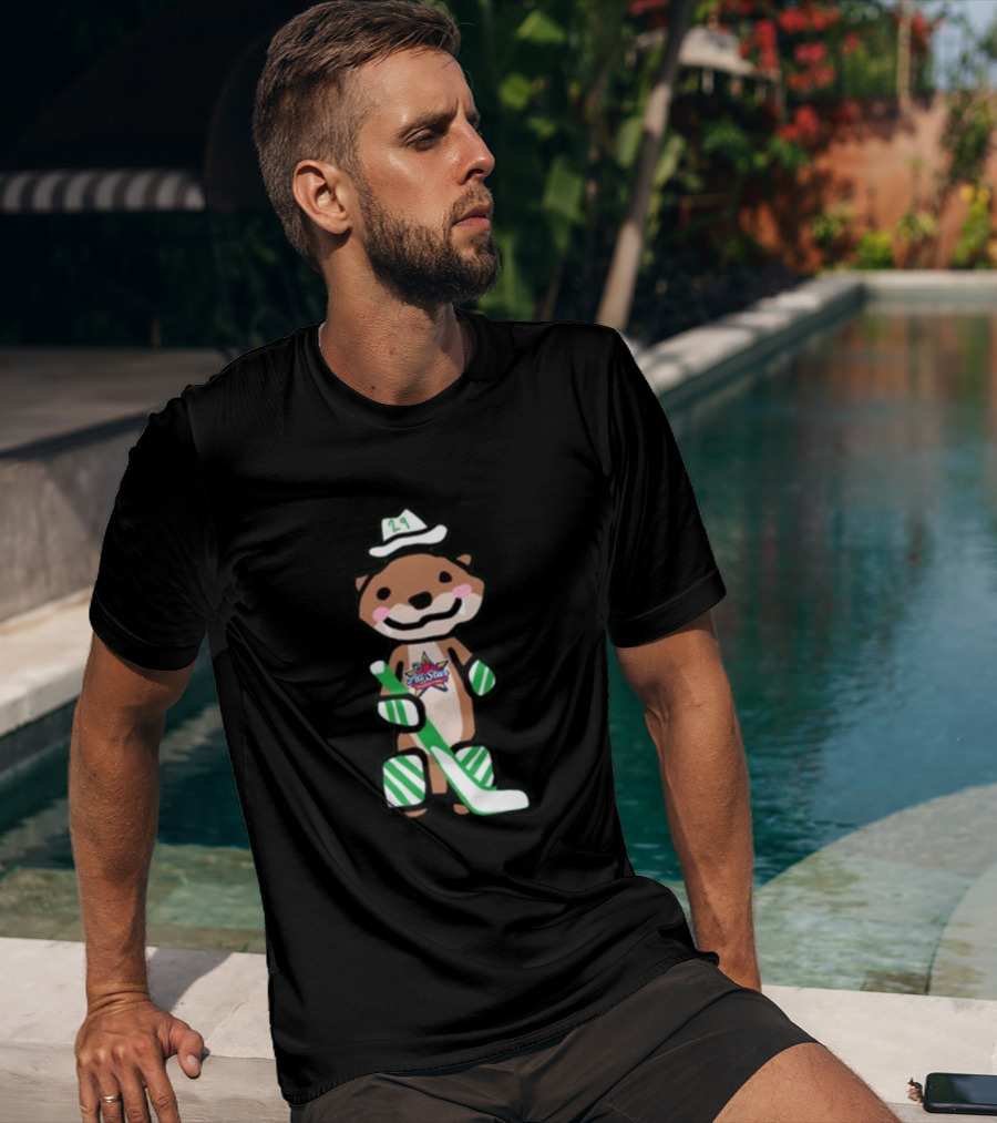 Dallas Stars Jake Otter 29 Hockey Mascot T-Shirt