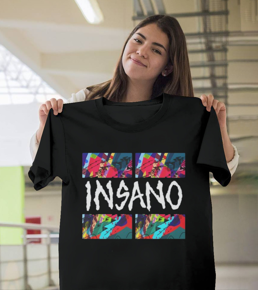 Kidcudi Insano Kaws Vivid Abstract Squares T-Shirt