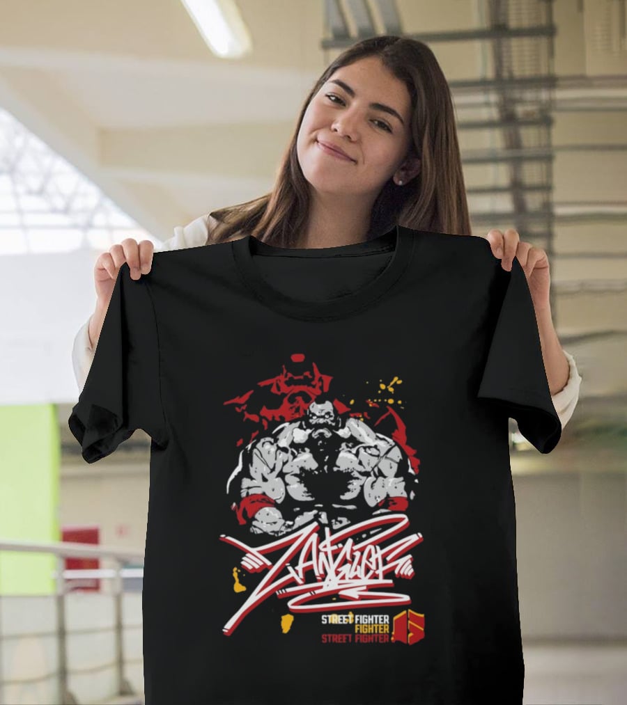 Street Fighter Capcom SF6 Zangief Nerds T-Shirt
