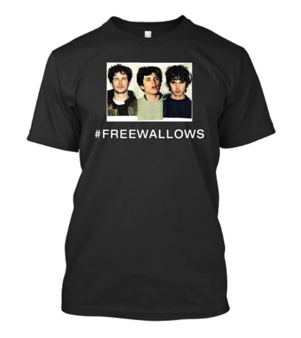 FREEWALLOWS Wallowsmusic Band Photo Hashtag Campaign T-Shirt