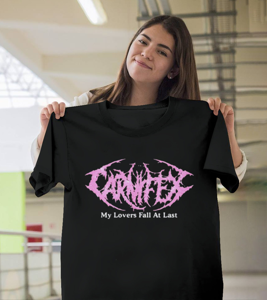 Carnifex My Lovers Fall At Last Pink T-Shirt