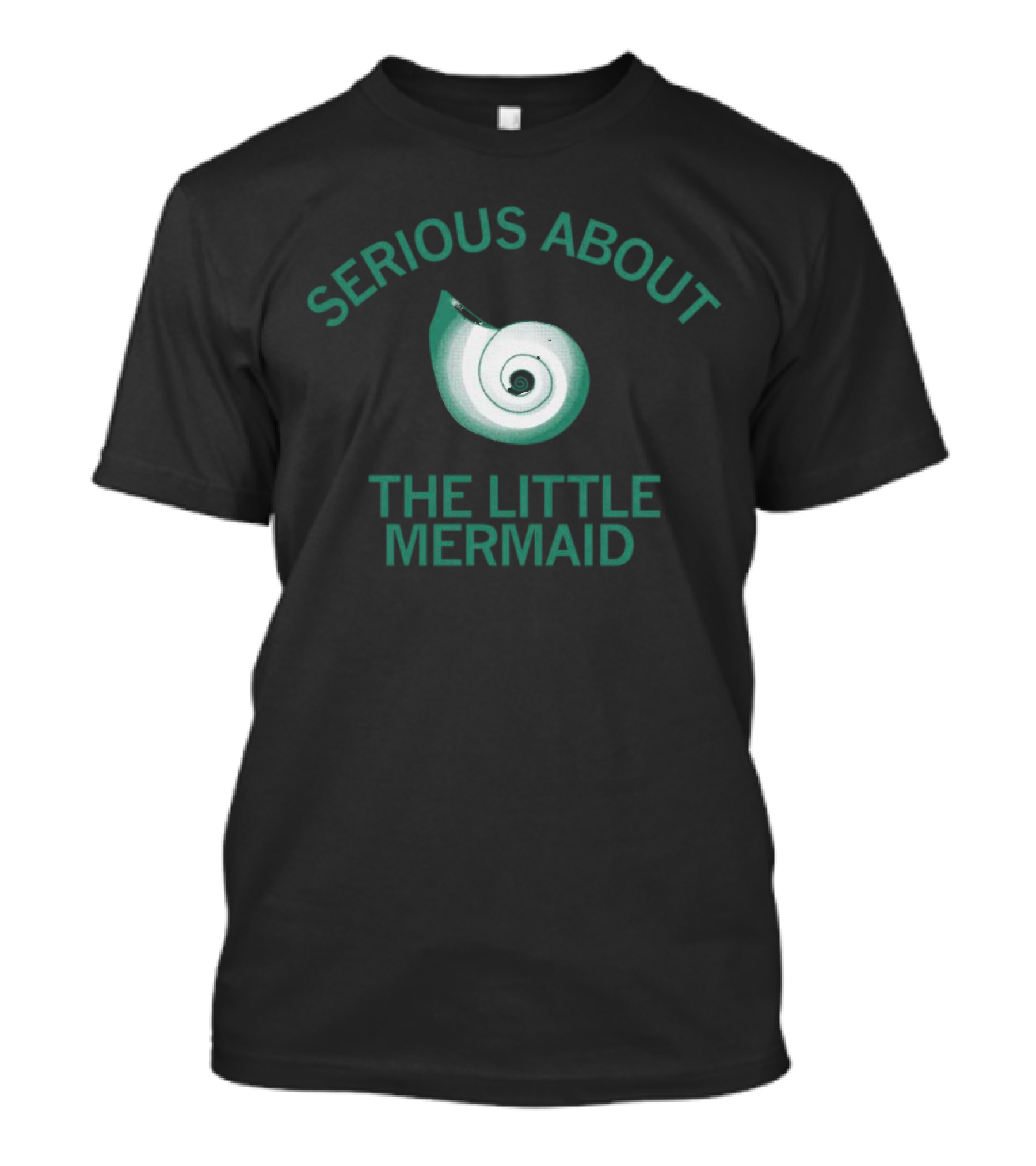 SERIOUS ABOUT THE LITTLE MERMAID Nautilus Shell Iconic Reference T-Shirt