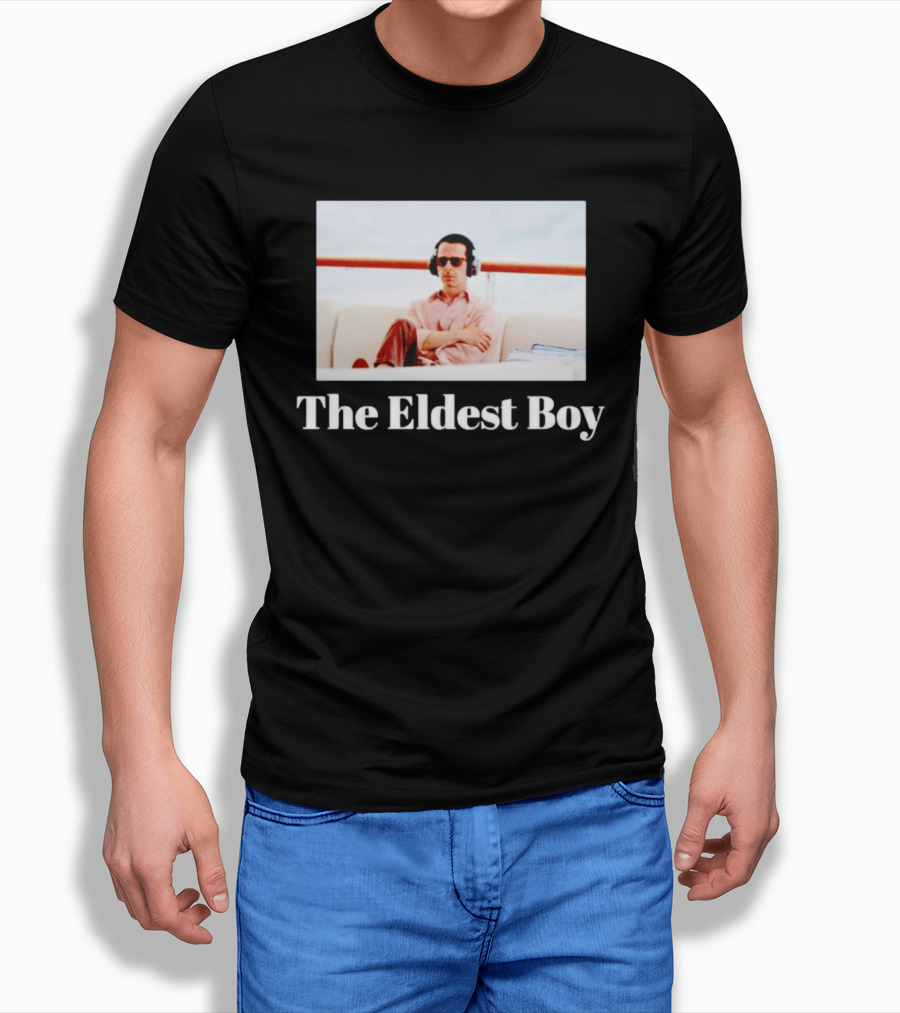 The Eldest Boy Headphones Sunglasses Relaxed Vibe T-Shirt
