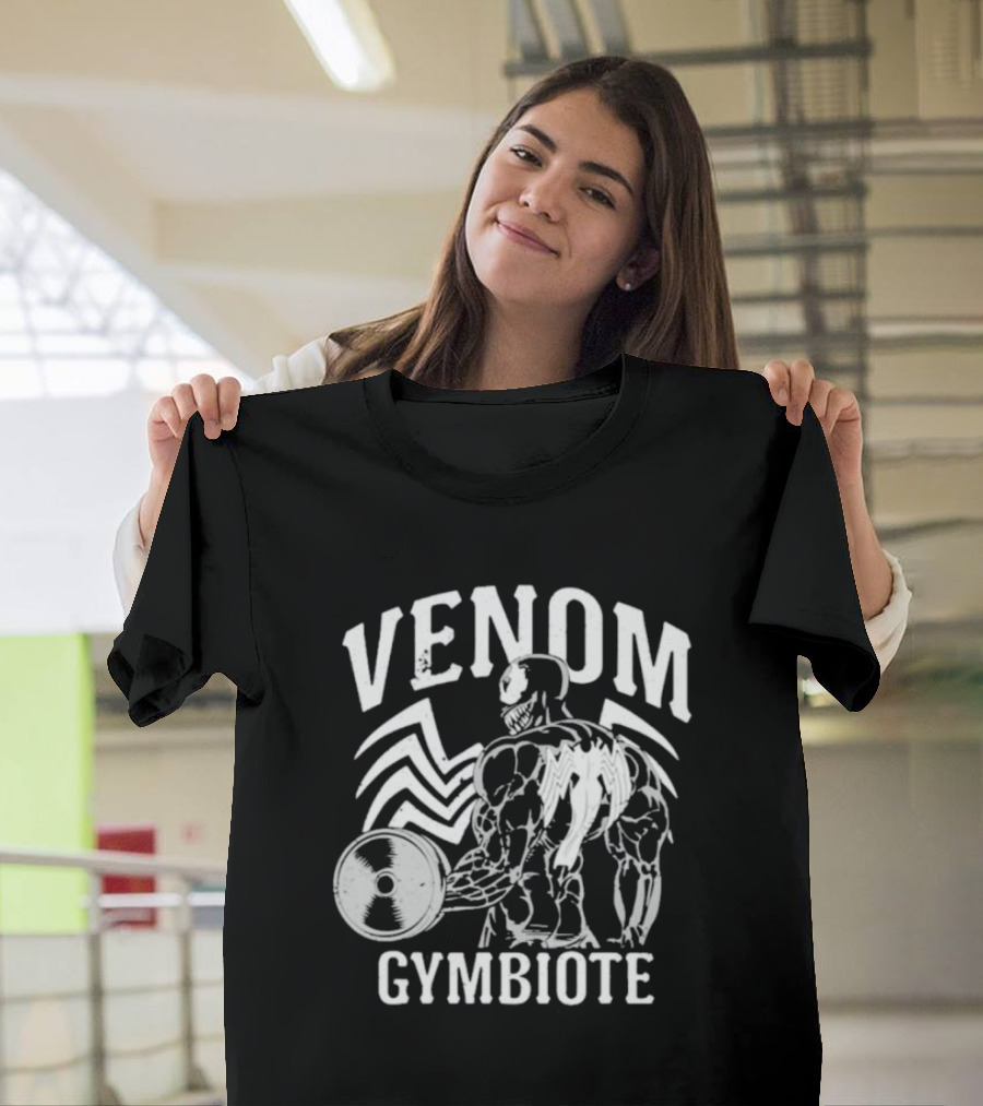 Venom Gymbiote Lifting Symbiote Fitness Motif T-Shirt