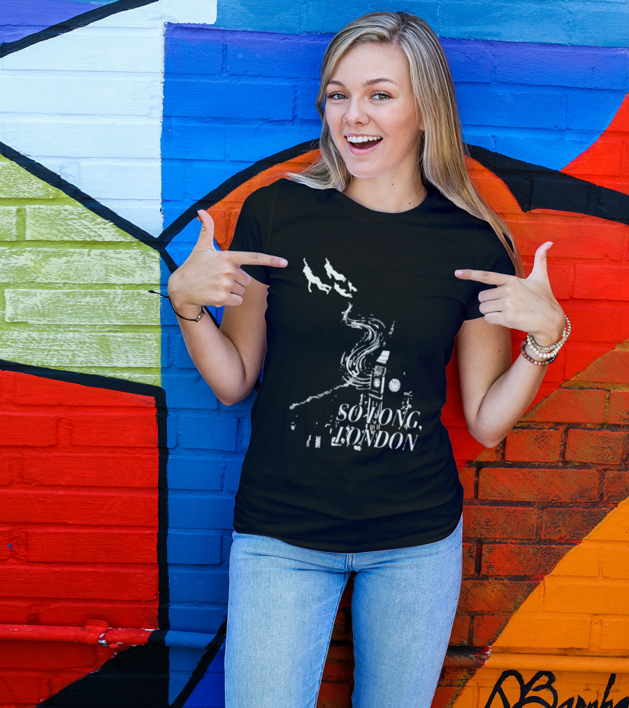 So Long London Peter Pan Neverland Big Ben Flight T-Shirt