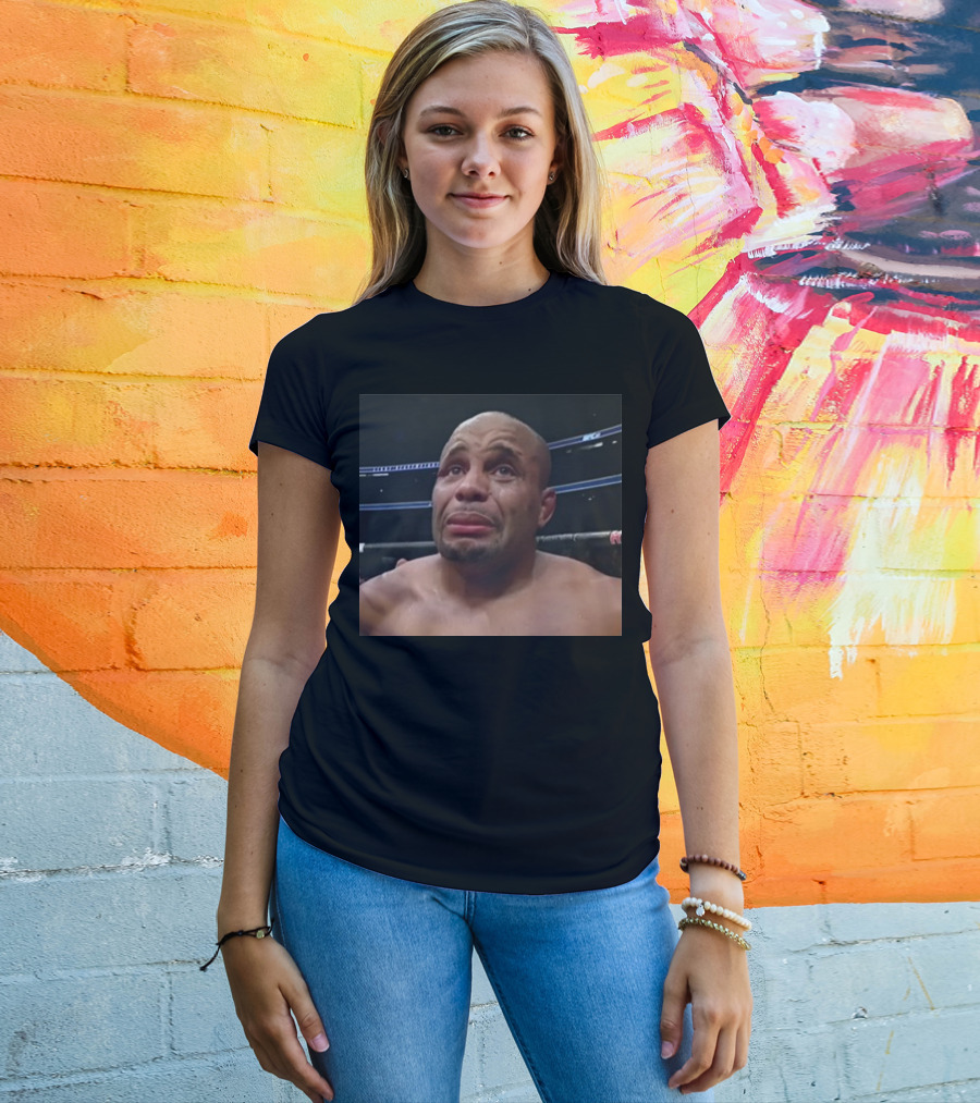 Crying DC Jon Jones Meme Reaction UFC Fight Face T-Shirt