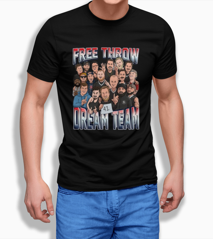Free Throw Dream Team 41 Group T-Shirt