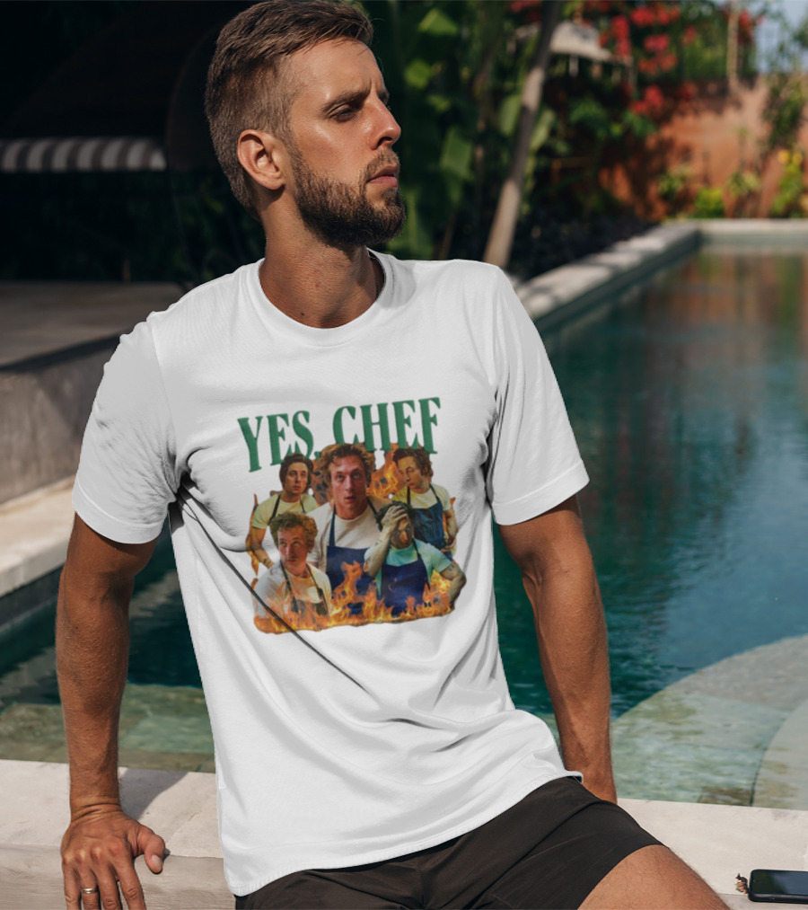 Yes Chef The Bear Jeremy Allen Fire T-Shirt