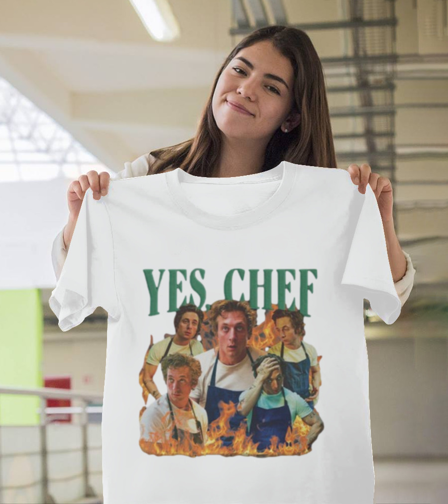 Yes Chef The Bear Jeremy Allen Fire T-Shirt