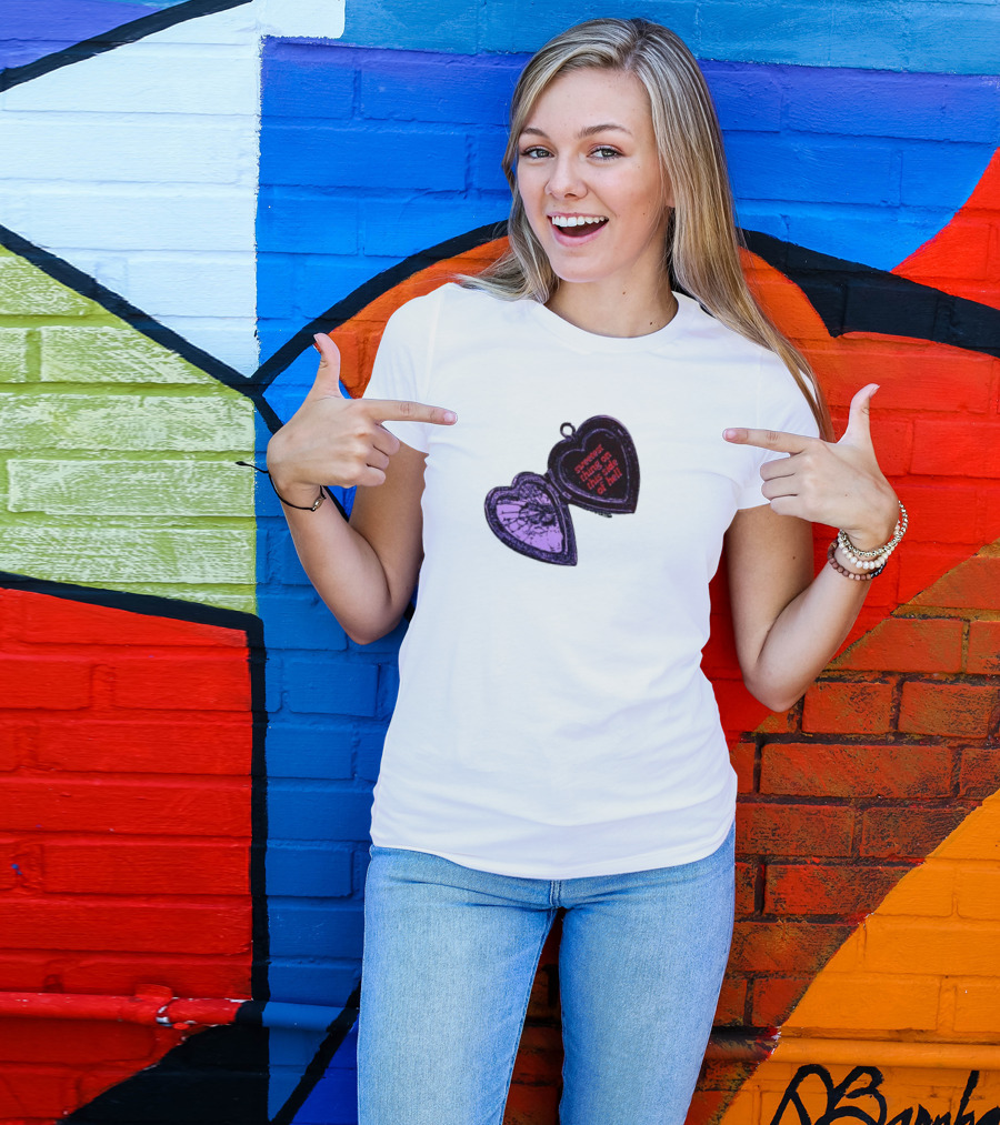 Sweetest Things On This Side Of Hell Broken Heart Pendant T-Shirt