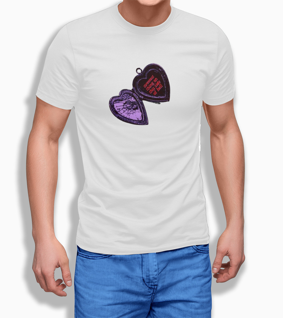 Sweetest Things On This Side Of Hell Broken Heart Pendant T-Shirt