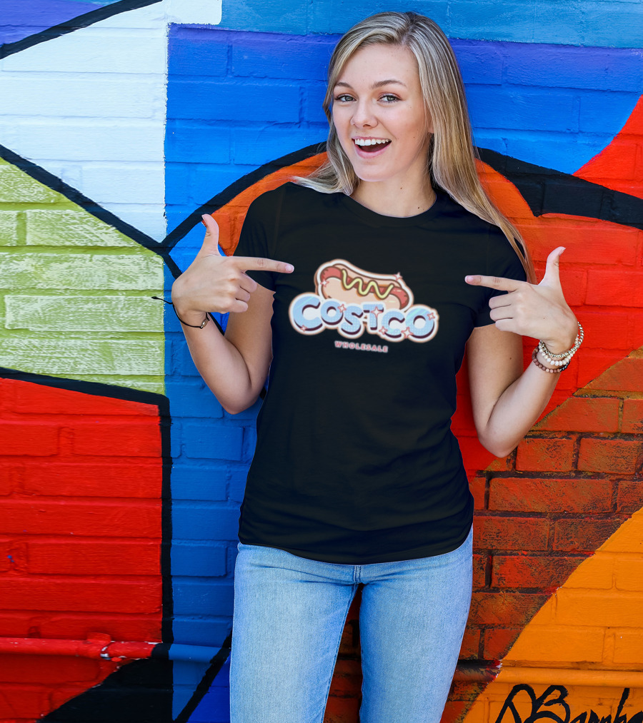 Costco Wholesale Hot Dog Vtuber T-Shirt