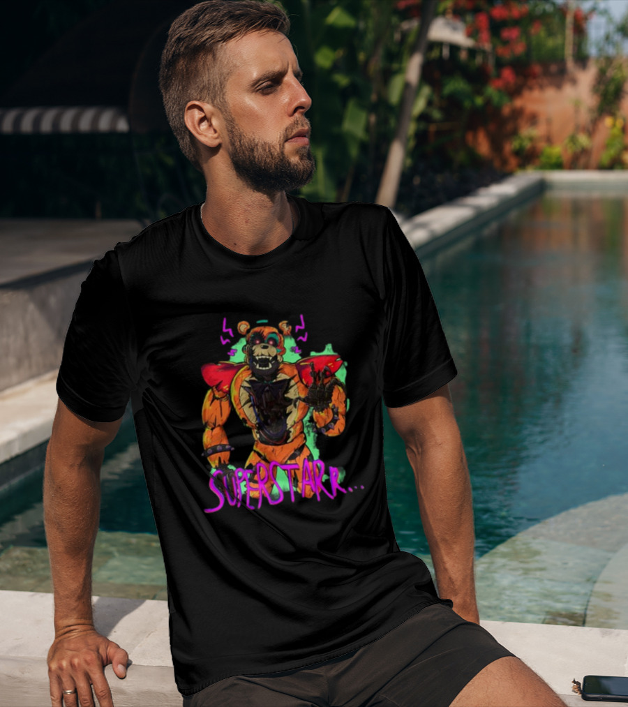 Superstar Himbo In Limbo Shattered Glamrock Freddy T-Shirt