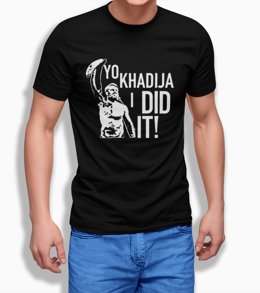 Sami Zayn's Yo Khadija I Did It Rocky Balboa T-Shirt