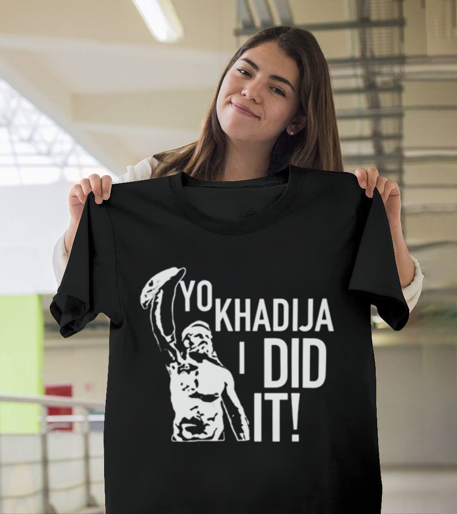 Sami Zayn's Yo Khadija I Did It Rocky Balboa T-Shirt