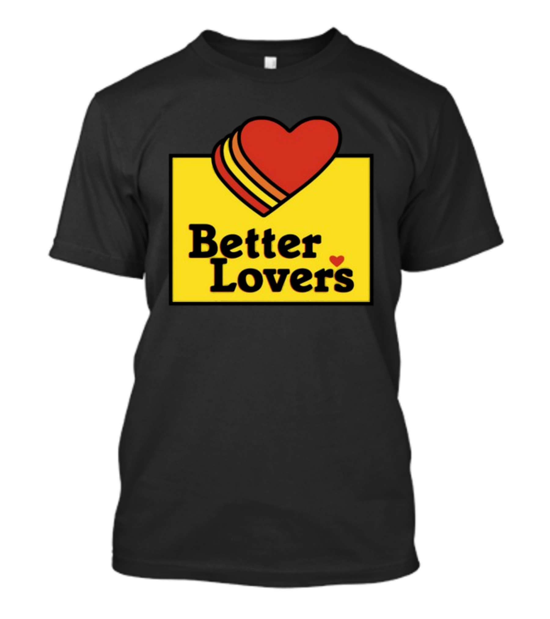 Better Lovers Heart Icon Valentines Day T-Shirt
